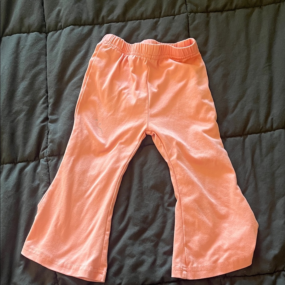 Peach Flared Pants
